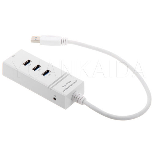 Plastic 4-Port USB 3.0 HUBs Splitter