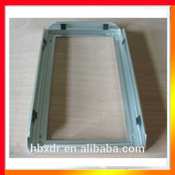 Anodized sand blasted frosted aluminium led lighted photo frame