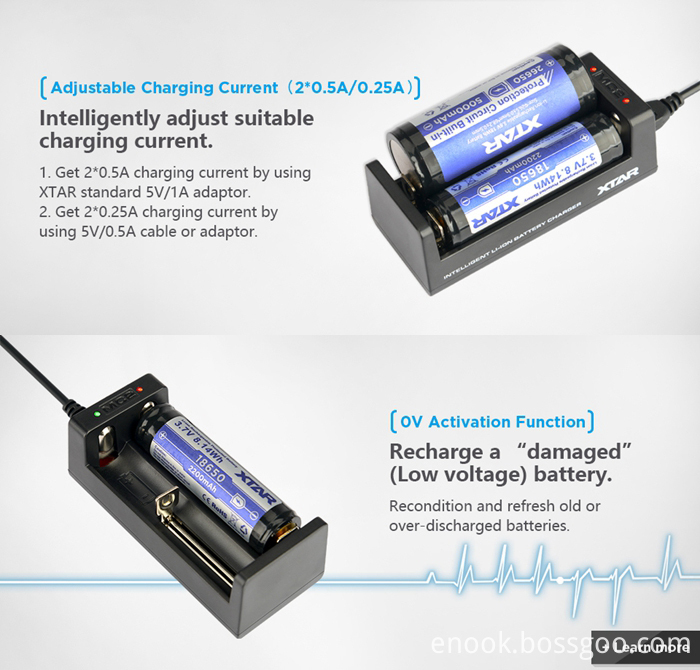 Newst  XTAR MC2 Battery Charger