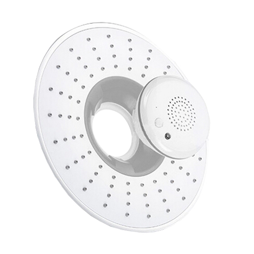 Ipx 4 Waterproof 8 Inches Shower Head Wireless Bluetooth Speaker White