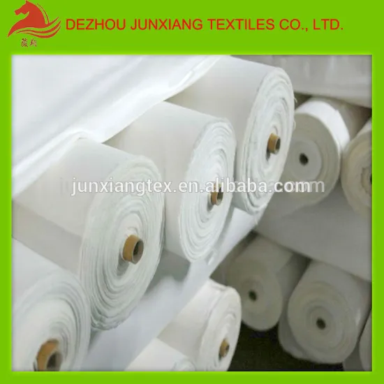 bleached white tc poplin fabric for shirt arab robe men women