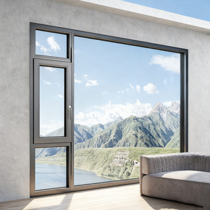 Temperli Camlı Modern Alüminyum Kanatlı Pencere