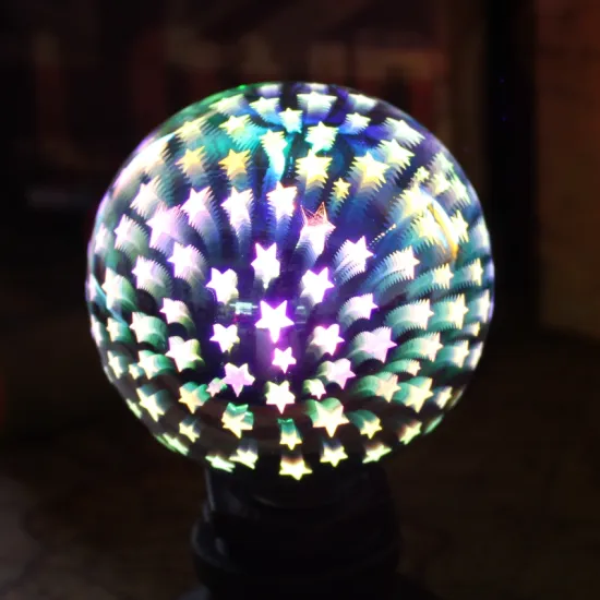 3D Star Led Bulb 220V E27 Colourful Fireworks Edison Bulb For Holiday Christmas Decoration Bar LED Lamp