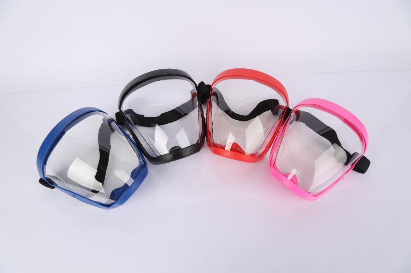 Transparent Large Field Of View Protective Face Shield