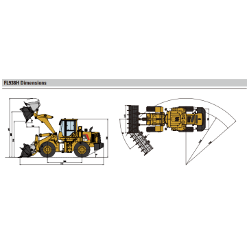 RadLader Loader Shovel Wheel Loader FL938H