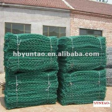 Galvanized plastic coated hexagonal gabion box factory price