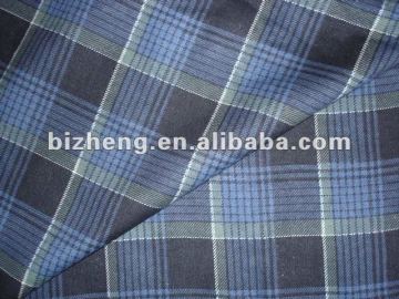 cotton check printed flannel for shirts and sleepwears