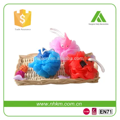 Baby Bath Toy Animal Bath Sponge Shower Brush