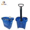 New design large capacity shopping basket trolley