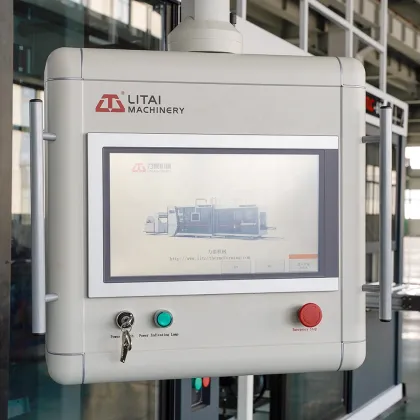 Automated Thermoforming Machine for Producing Tilting Mould Brown Plastic Cups