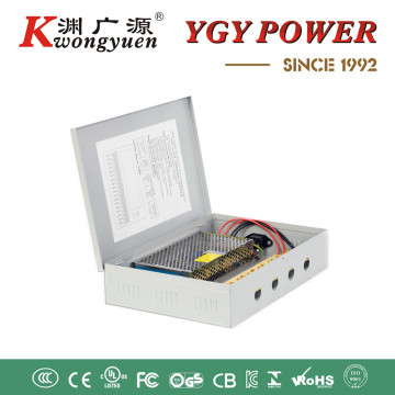 180W 100v to 240v input voltage 12V15A multiple Power Supply for CCTV