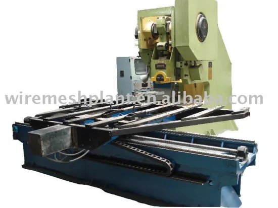 Perforated metal sheet machine