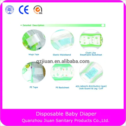 Breathable OEM Brand Baby Diapers Manufacturer