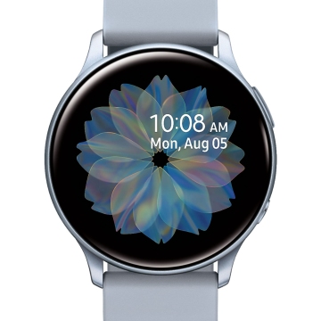 Comodo elegante monitoraggio della frequenza cardiaca del tracker per sonno d'argento per Samsung Galaxy Watch Active 2 SM-R830