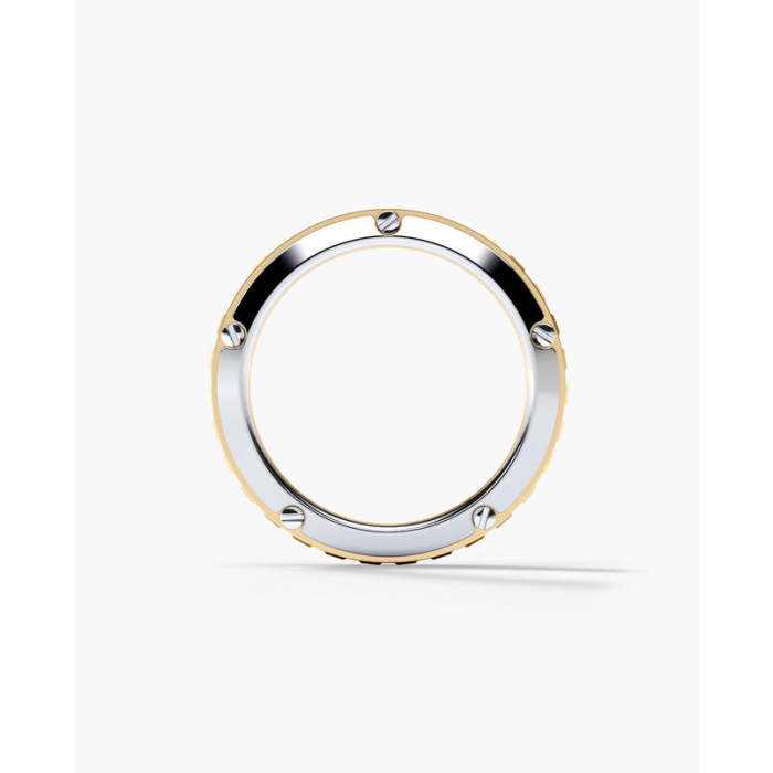 Anel masculino clássico em ouro rosa 18K