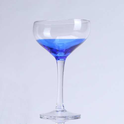 Blauwe kleur drinkglazen set