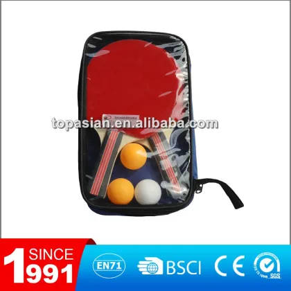 Custom table tennis bats with balls
