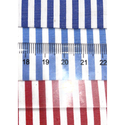Thin polyester striped shirt