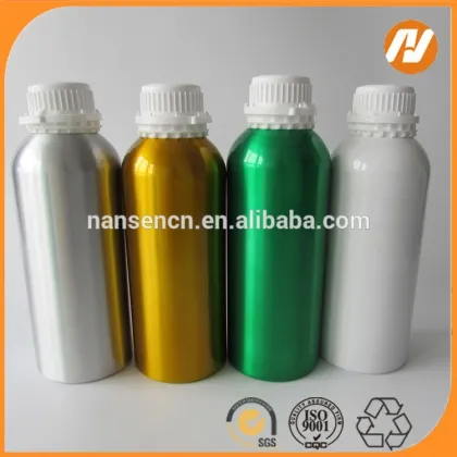 1000ml amber pesticide chemical aluminum bottle