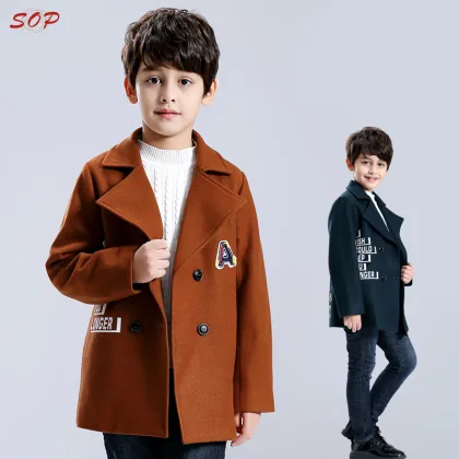 Children age group boys coat winter outfits jackets kids fashion blazer