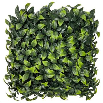 Linwoo 50x50cm UV-Anti Decor Boxwood Faux Grass Panels - 12pcs/Box Artificial Green Wall Backdrop