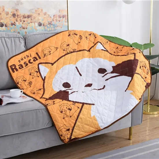 Amazon hot sell korean travel and kids cartoon blanket 50*60in