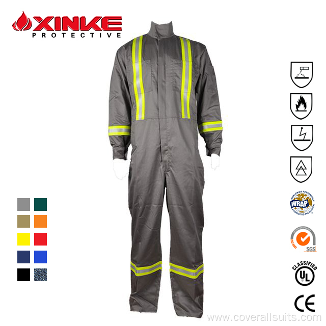 Fireproof safety mining coverall Welding protective coverall