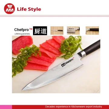 8 inch 67 layers Japanese damascus chef knife with VG10 blade and Micarta handle