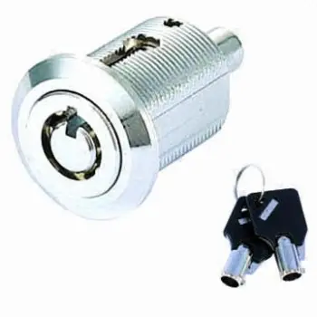 Press Cam Lock/Seven Ball Tubular Key with 10,000 Combinations, 7 x 11.5mm Bolt Dimensions