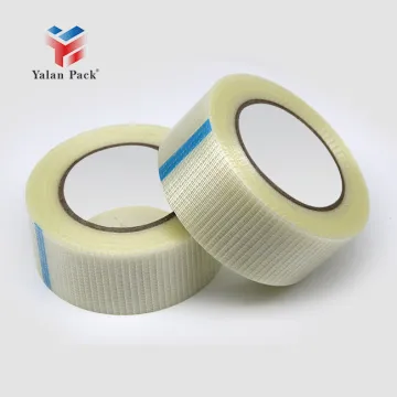 High Tensile Strength Adhesive Fiber Glass Reinforced Filament Packing Tape