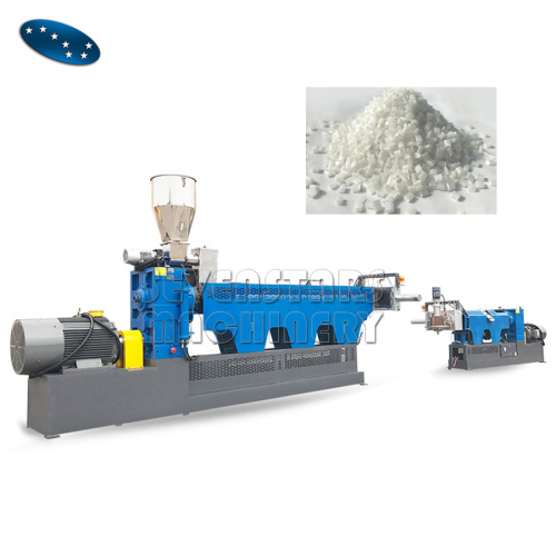 Ligne de machine de granulation de granulation en plastique 500kg/h