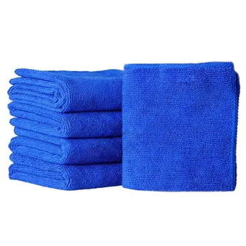 5 pcs/set Microfibre Cleaning Towel Soft Washing Cloth Towel 25*25cm Car Home Microfiber Cleaning Cloth Household Cleaning Tools