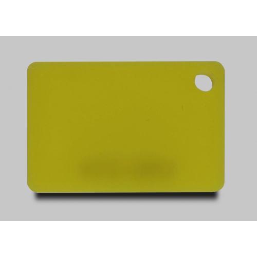 Cast Acrylic sheets Lemon 50% translucent