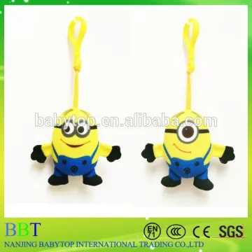 OEM & ODM China factory plush despicable me minions keychain, minion plush toy