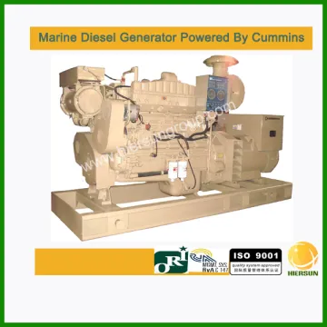 Powered by Cummins 250KW/313KVA marine diesel generators