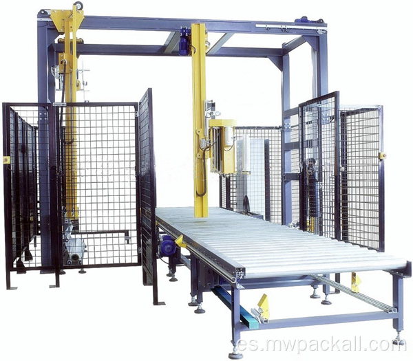 Máquina envolvedora de paletas semiautomática productos interesantes utilizados para la línea de producción