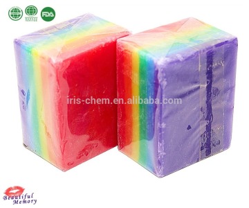 Colorful classical cheap perfumed bath soap gift set for skin care