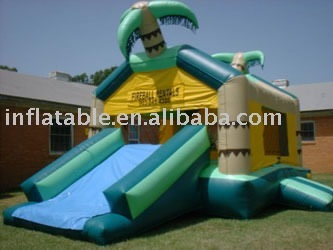 Inflatable Palm Bouncy slide