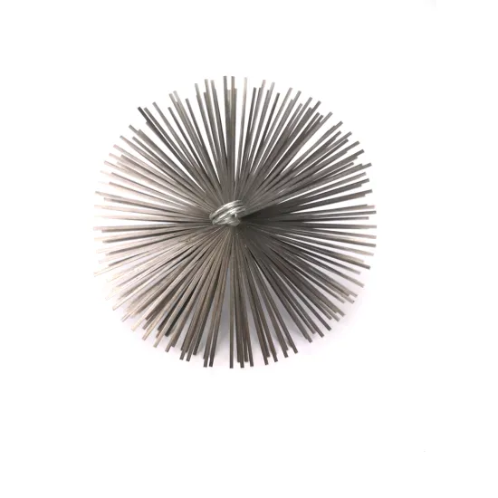 Stainless Steel Wire Chimney Cleaning Brush for Durable 8\" Round Flue - Fireplace Maintenance Tool