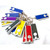 rectangle led keychain with different color