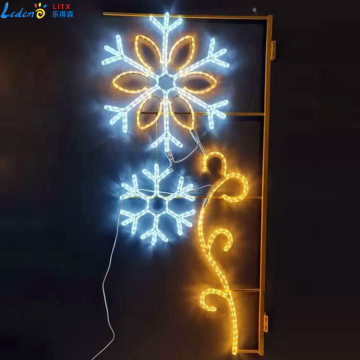 LEDEMO Street Christmas Pole Decoration Lights