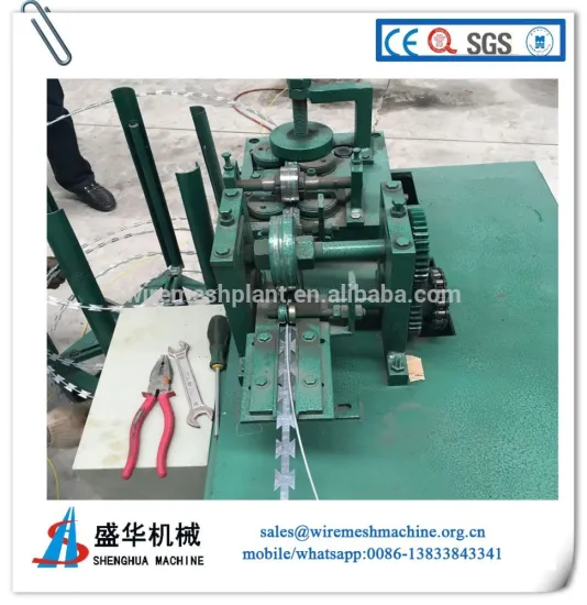 Razor prison fence making machine manufacture in China