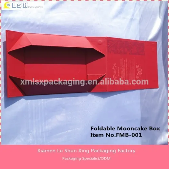 Chinese New Design Fancy Paper Luxury Packaging Mooncake Box