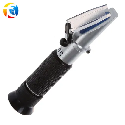Handheld Milk Concentration Refractometer - 0-20% Milk Protein Tester (Pure Aluminium)