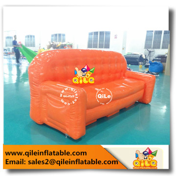 inflatable chesterfield sofa fashion with high quality PVC Inflatable chair for outdoor family camping home Backyard party use