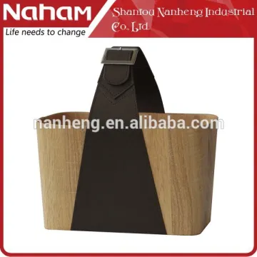 NAHAM Luxury Classic Picnic Wine Storage Baskets With Handle