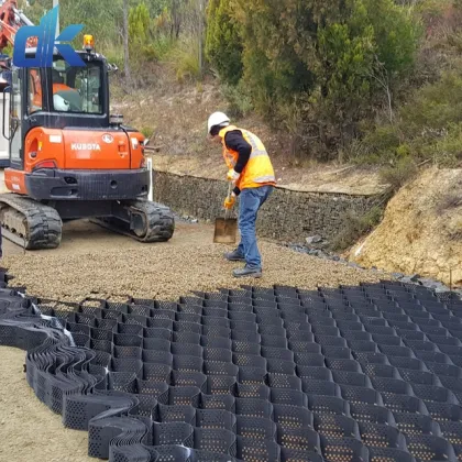 HDPE Geocell Cellular Confinement System for Pavement and Soil Stabilization