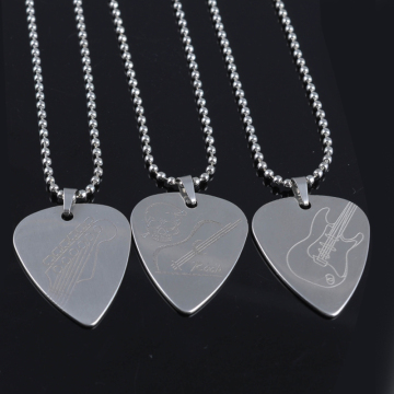 custom stainless steel guitar pick funny style special gift