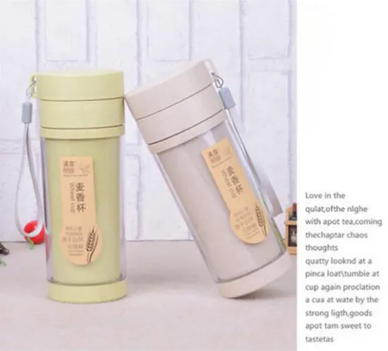 Wholesale Elegant Double Layer Water Bottle