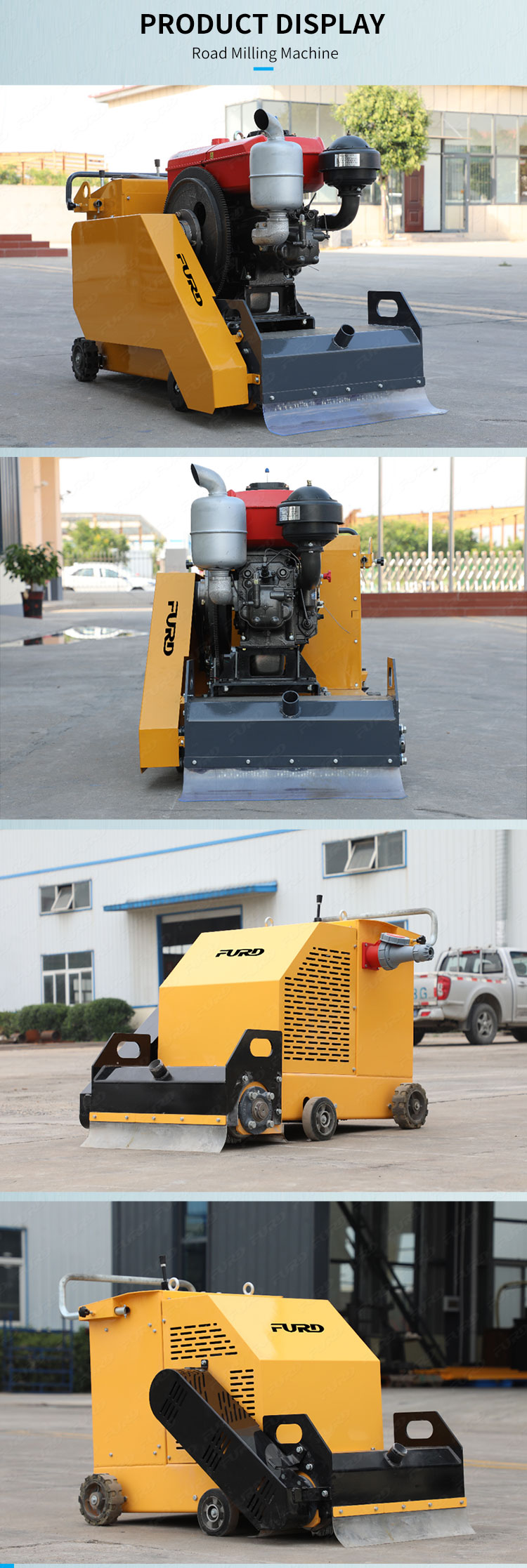 500mm road milling machine